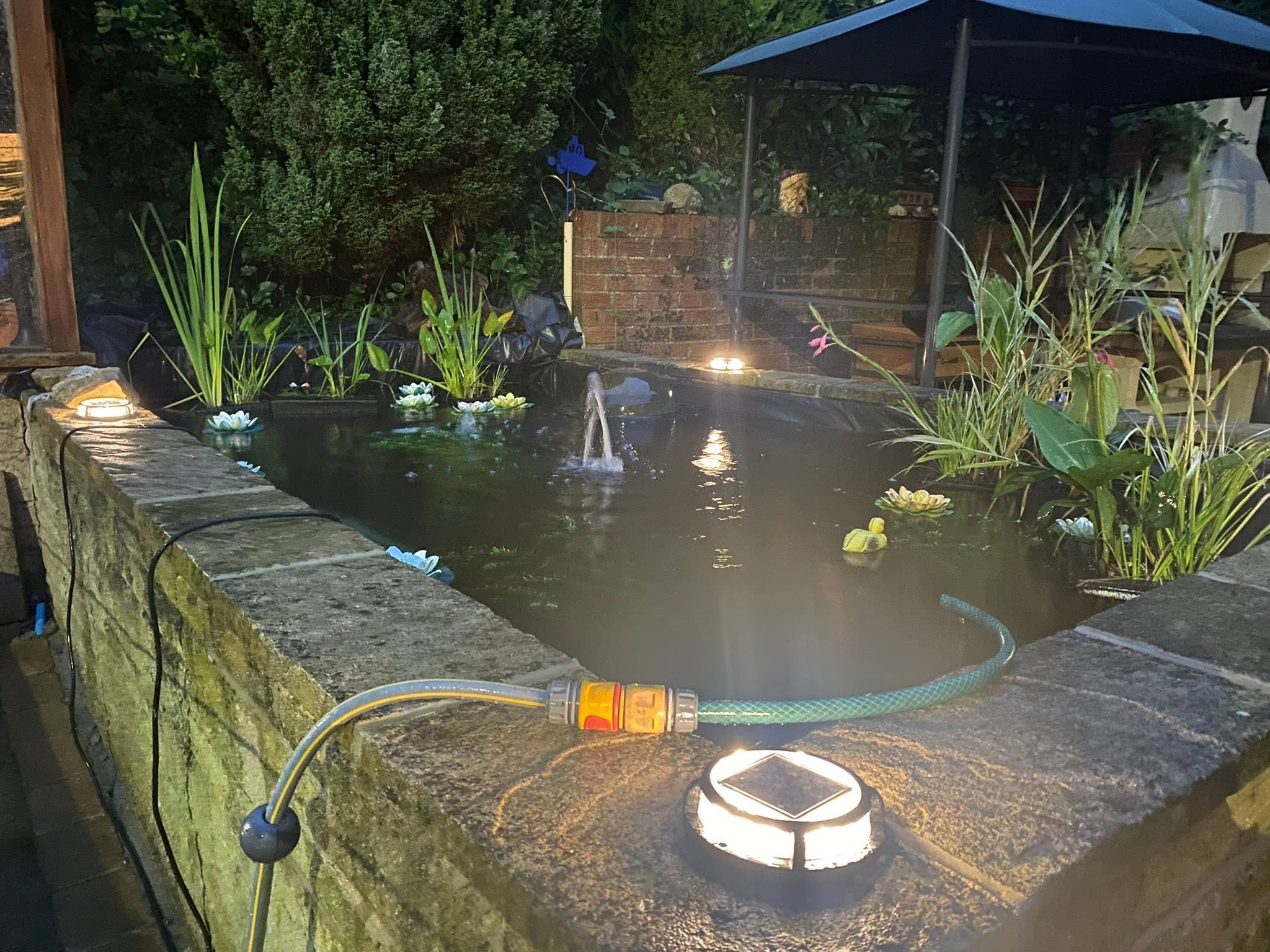 Outdoor water features and plumbing in Prudhoe